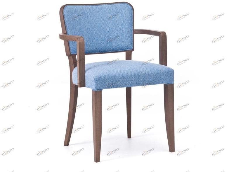 Very Wood Стул с обивкой и подлокотниками Wiener sun-id-1348997