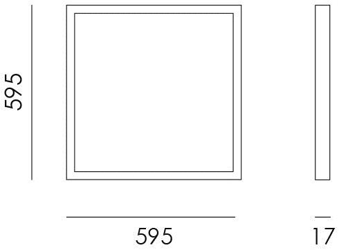 NEXO LUCE Встраиваемый светодиодный светильник для подвесных потолков Inlux recessed 5182 - Вид №1