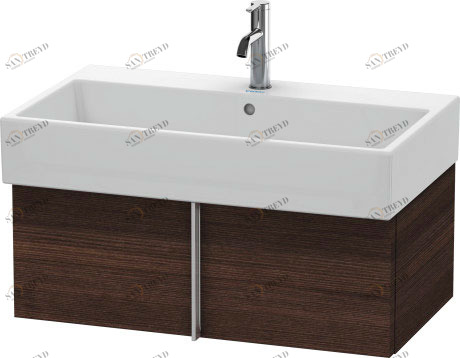 VA612705353 Тумбочка подвесная Vero Air #VA6127 784 x 431 мм Каштан темный, декор Duravit