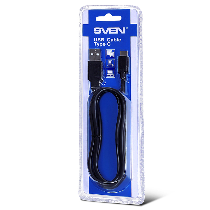 SV-015817 Кабель usb type c, 1 m Sven Santreyd  - Вид №3