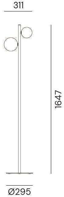 Il Fanale Торшер из латуни Molecola 275.11.ont - Вид №1