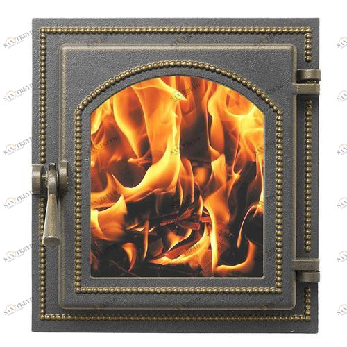 Дверка каминная Везувий 220 (бронза) 4347