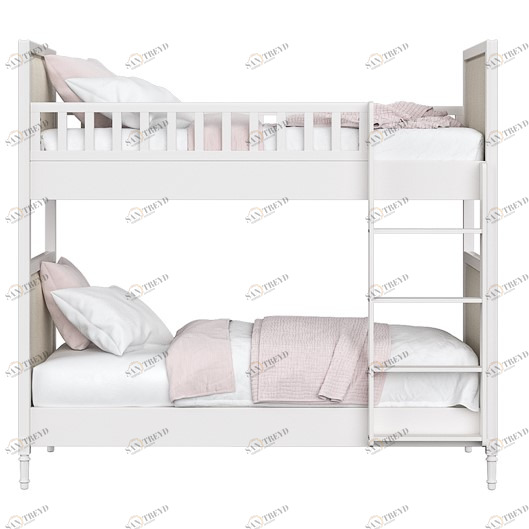 Кровать двухъярусная белая Elit ELLIPSE ELLIPSE ELIT 00-3951308 Белый Santreyd 