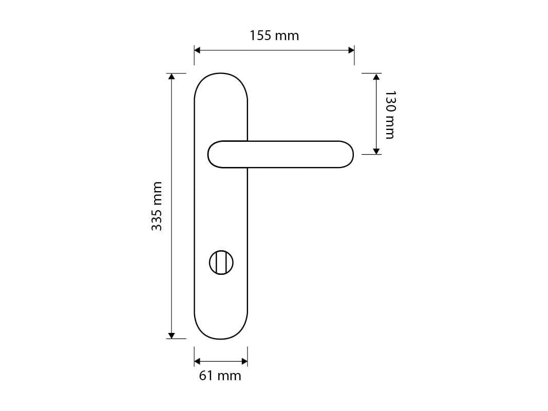 Латунная ручка в стиле Людовика XIV с кристаллами Swarovski® на пластине LINEA CALI' Brilliant Diamond ARCH-00002005 - Вид №3
