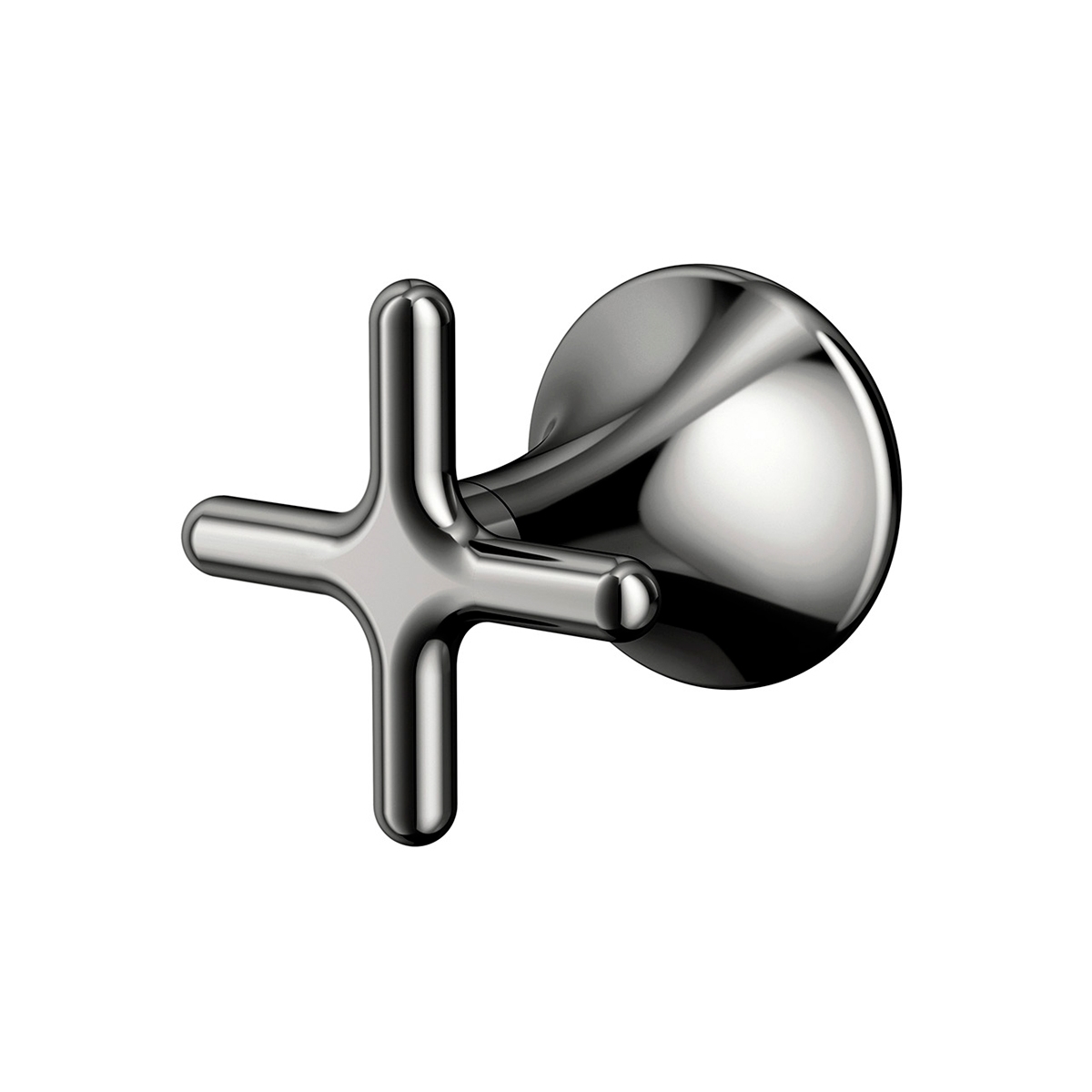 00921248 Основание 1/2", 3/4" и 1" полированный графит Docol LISS 