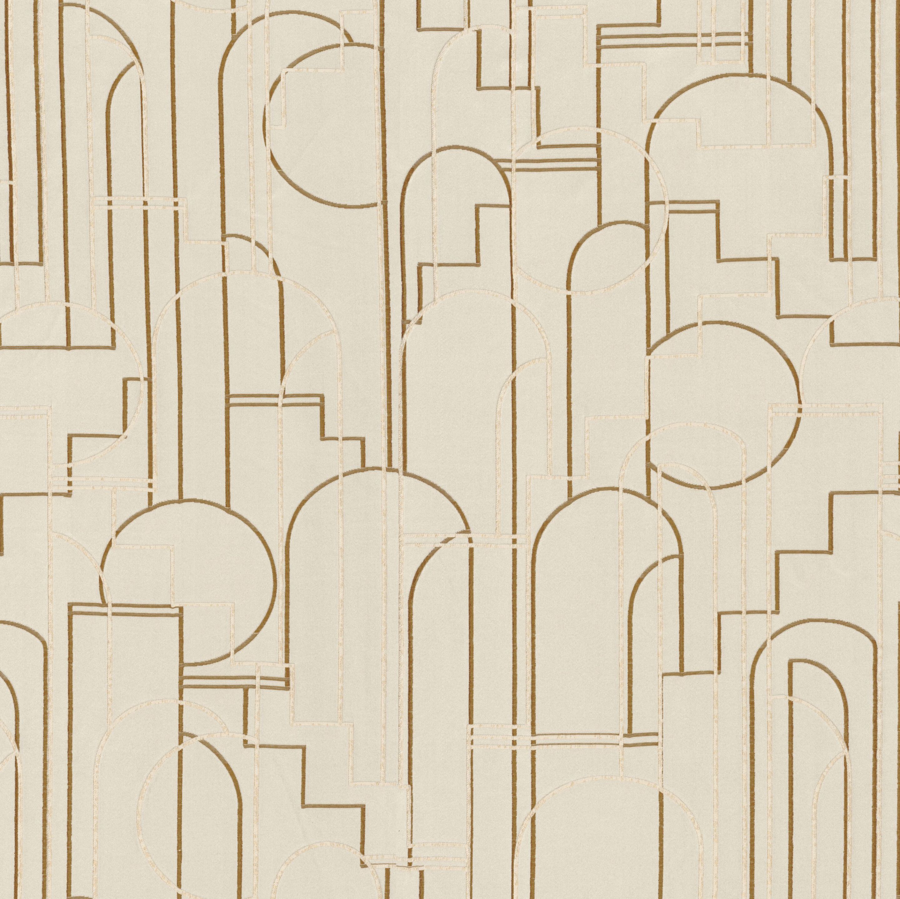 Вискозная ткань с графическим рисунком Casamance Galerie ARCH-00123245 - Вид №6