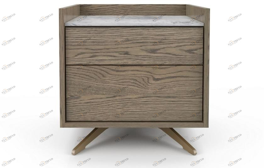 Huppé Прямоугольная тумбочка из дуба Memento 3243m - 3244m HUPPE