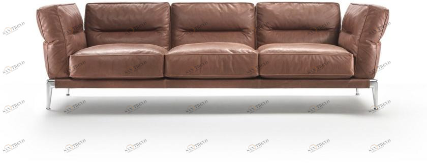 Flexform Секционный кожаный диван Adda sun-id-1468814