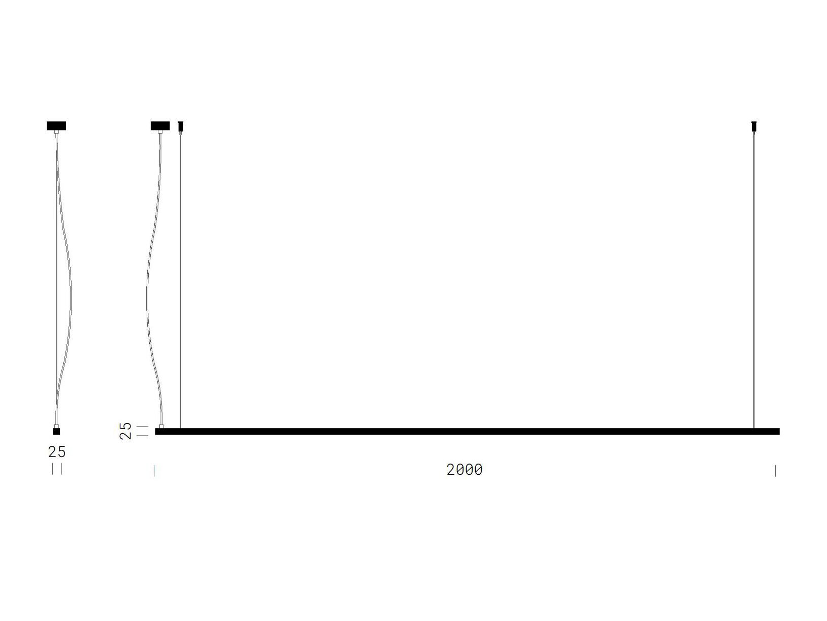 Светодиодный подвесной светильник Renzo Serafini трубчатый ARCH-00107841 - Вид №5