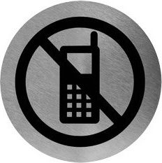 PS0010CS Знак "Запрещено использование мобильных устройств" mediclinics 