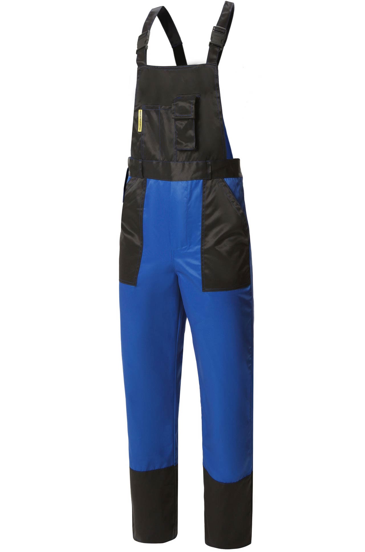 61473 Полукомбинезон "Мастер" василек-черный  Летняя спецодежда  размер 52-54/170-176 