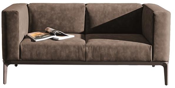 Sovet italia 2-х местный модульный кожаный диван Slim sun-id-1423366 - Вид №3