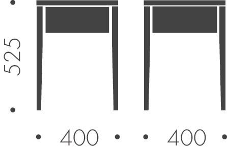 Heavens Прикроватная тумба из орехового дерева квадратная с ящиками Petra sun-id-1463117 - Вид №6
