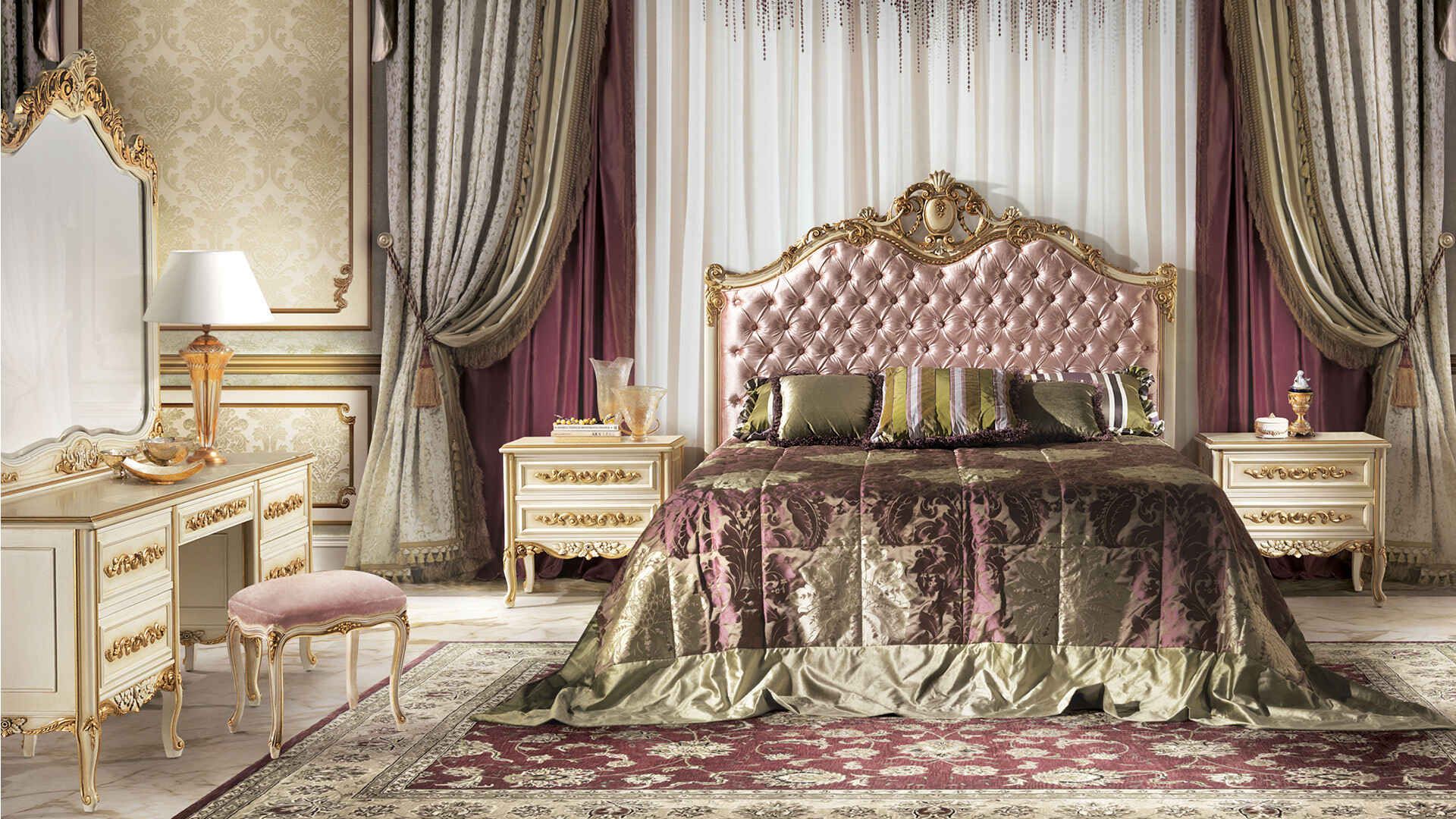 Двуспальная кровать в стиле Людовика XV ANGELO CAPPELLINI Timeless Italian Style ARCH-00076164 - Вид №1