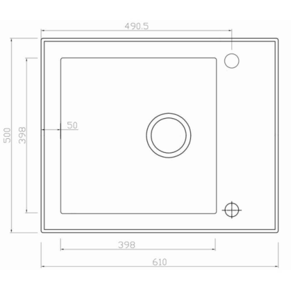 Кухонные мойки Eco Glass SMG-610W-Gun.B SEAMAN  - Вид №2