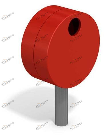 Metalco Настенный стальной мусорный бак sun-id-1366516