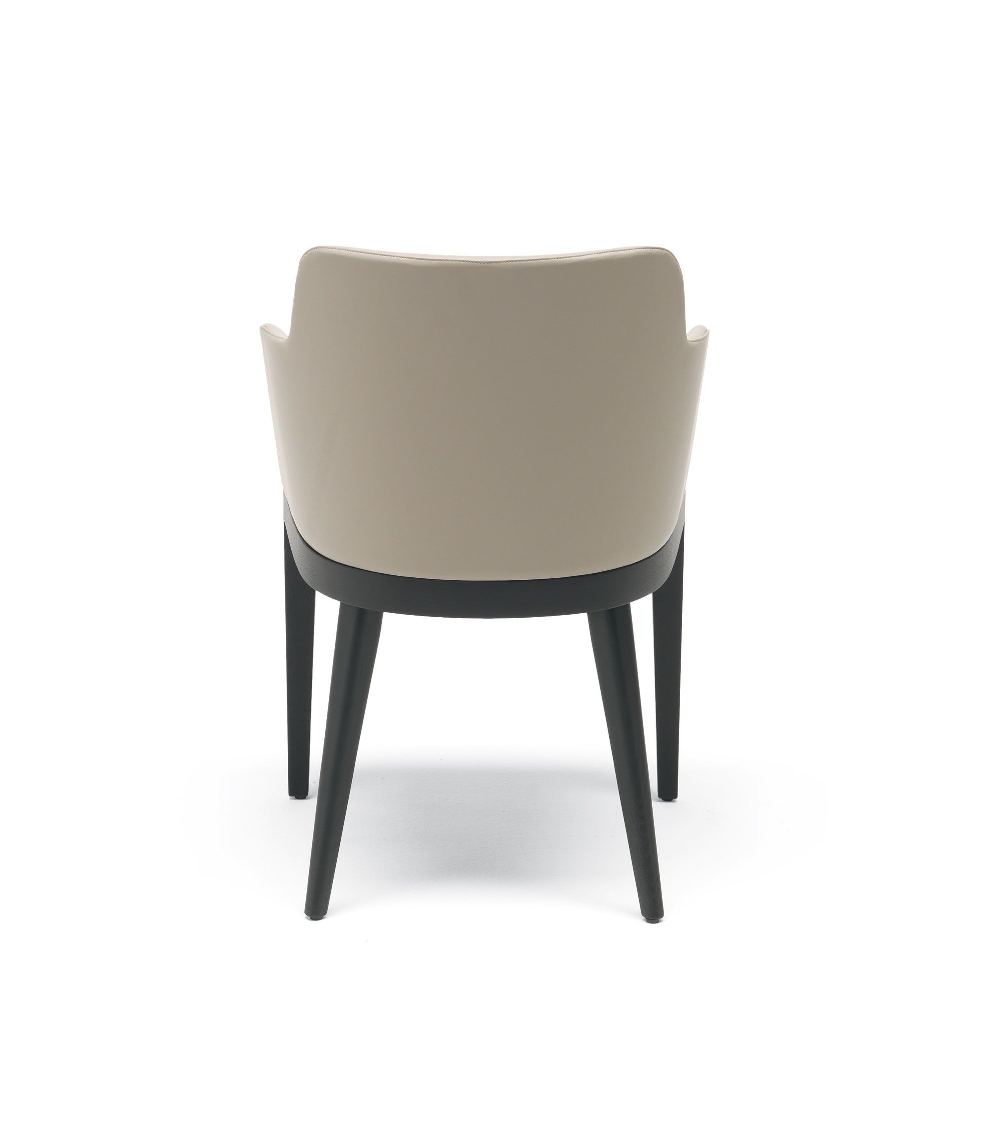 Кожаный мягкий стул с подлокотниками MisuraEmme CLEÒ ARCH-00139305 - Вид №3