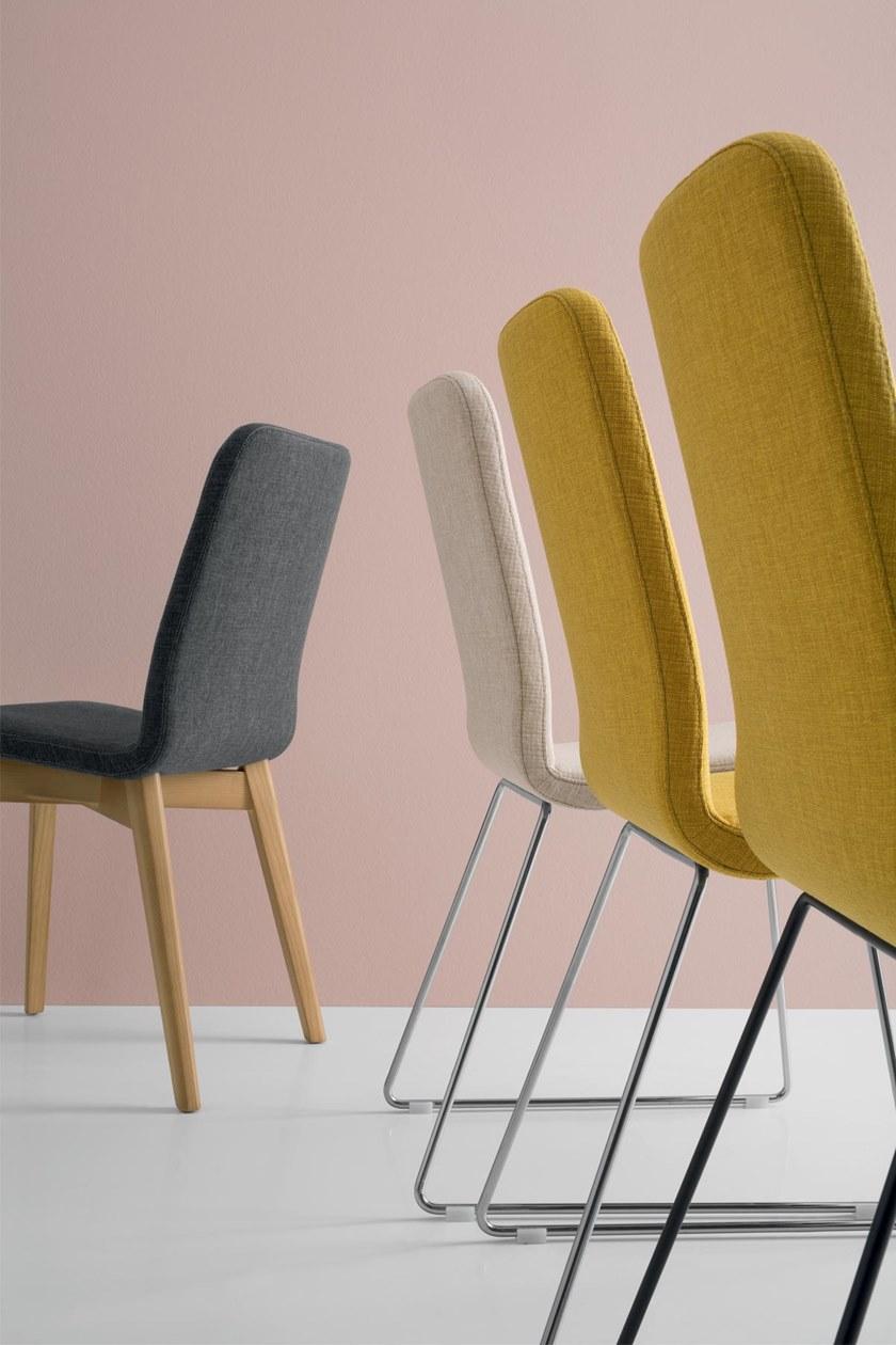 Pointhouse Санный стул с обивкой из ткани sun-id-1455316 - Вид №2