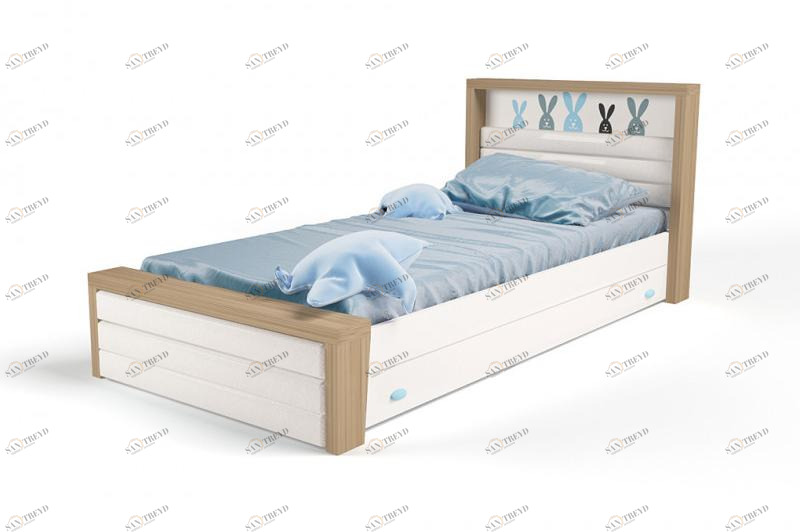 Кровать ABC-KING 190х90 №4MIX BUNNY №4 (с мяг.изнож) 4631147961341