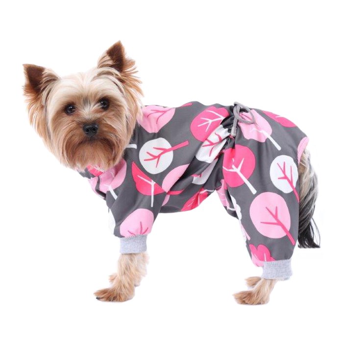 ПР0048921 Комбинезон для собак Деревья девочка размер S 20см YORIKI 