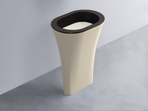 AMLA65-LV+AMPILO-TL+AMCOLO-LN Раковина Amedeo Ovale отдельностоящая cielo Enjoy + Amedeo