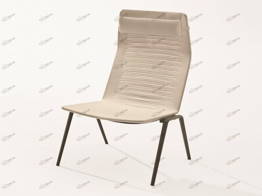 FAST Садовое кресло из алюминия с дренажной тканью Zebra knit 452