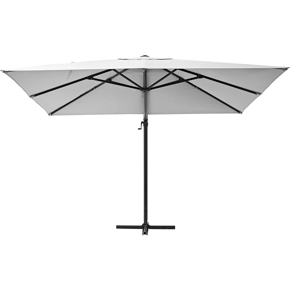 Naterial Aura — садовый зонт с боковой стойкой 286×286 см белый 82232810 STLM-1570652 - Вид №7