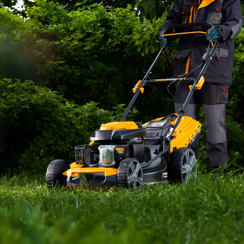 Газонокосилка бензиновая самоходная Denzel GLD-520SP 6.5 л.с. 52 см STLM-2193342 - Вид №18