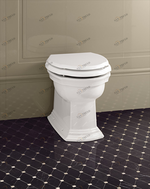 WCBTWWES Приставной унитаз напольный Белый Devon&Devon  Италия 