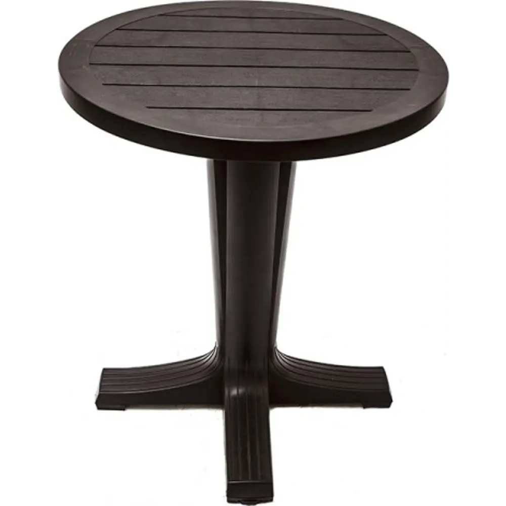 Стол садовый «Прованс» Ø80 см, пластик, цвет шоколадный ЭЛЛАСТИК-ПЛАСТ STLM-2058339