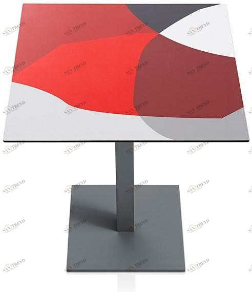 Diabla Квадратный стол из ламината Abstrakt mona sun-id-1384711