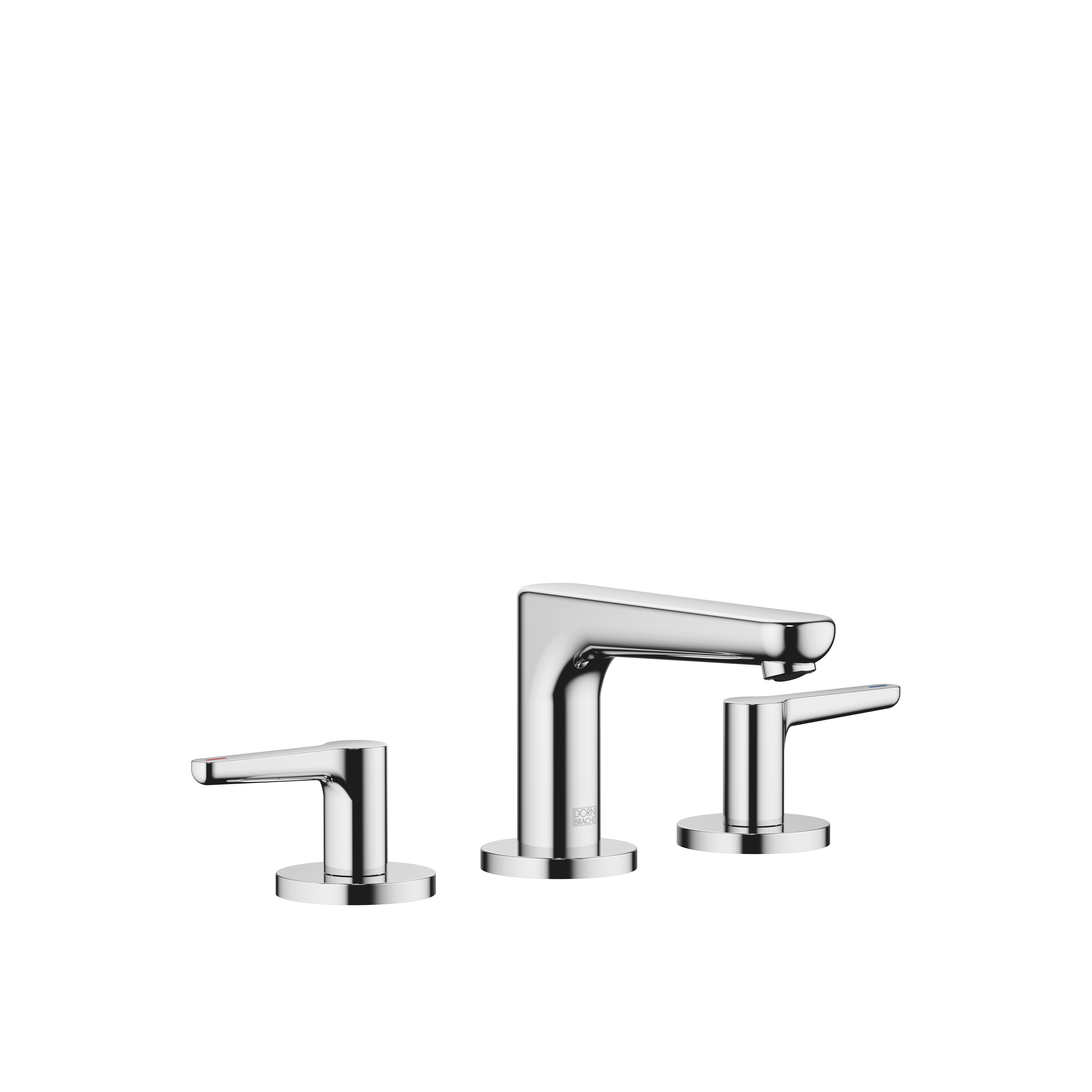 ДОРНБРАХТ ЯМОУ Смеситель для раковины на три отверстия на акриловом цоколе - Хром DornBracht YAMOU 20773831-00