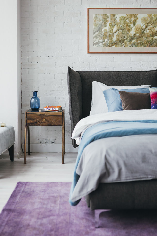 Тумбочка прикроватная с ящиком коричневая Storm G ICON DESIGNE STORM 177933 Коричневый - Вид №2