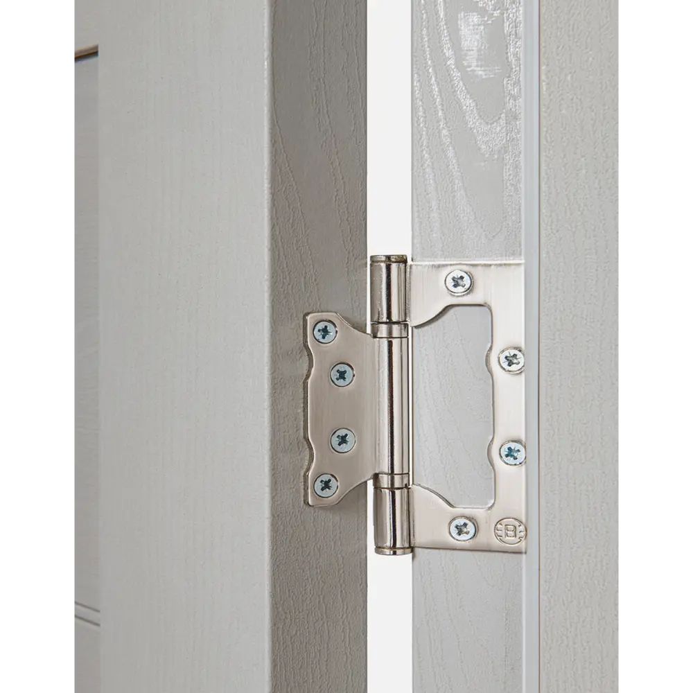 Дверь межкомнатная глухая Аккорд 60x200 см Hardflex цвет серый с замком и петлями 89407881 STLM-2138836 PORTIKA  - Вид №4