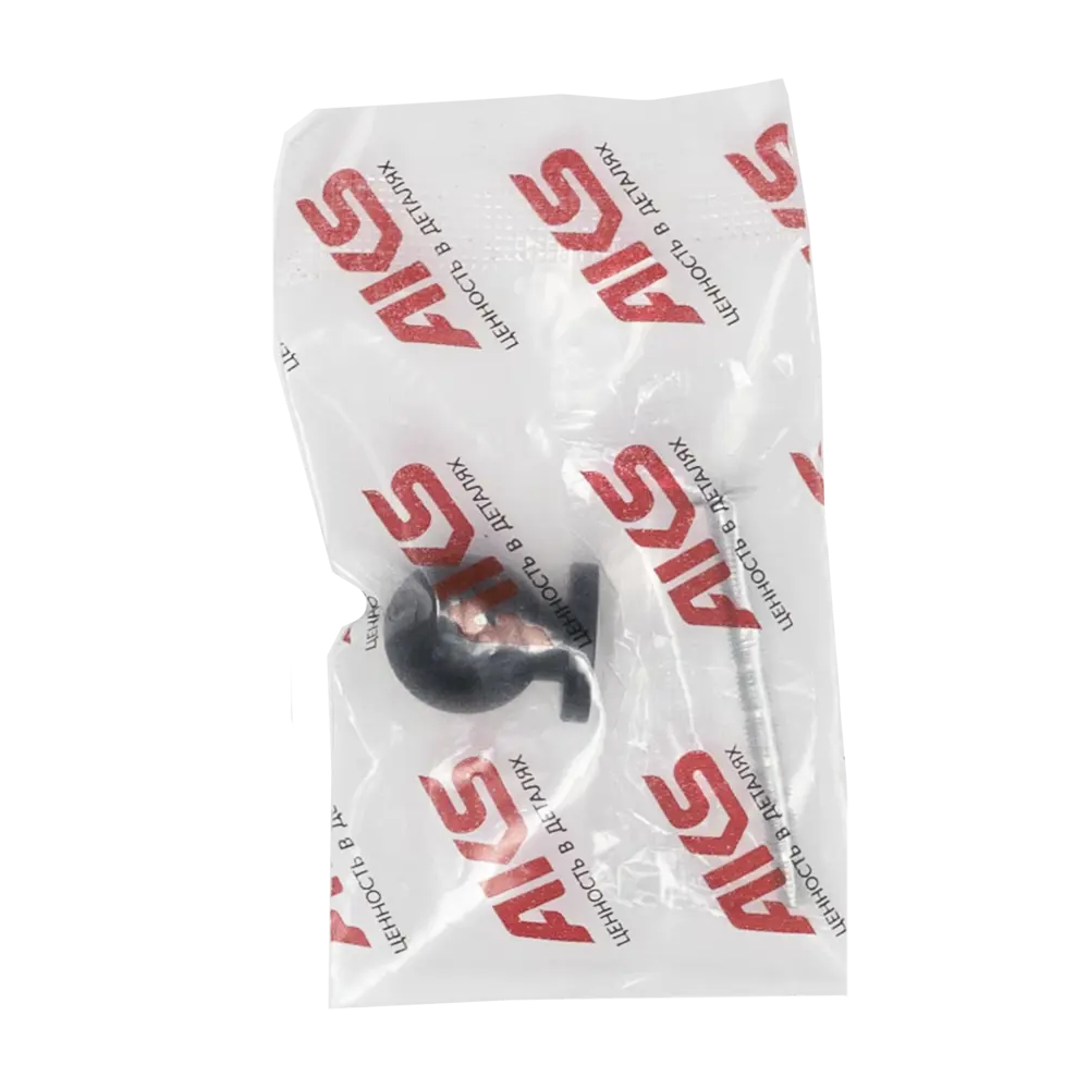 Мебельная ручка-кнопка GN35 цвет черная AKS STLM-2171647 - Вид №4