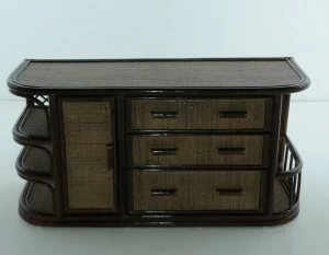 Комод из ротанга темно-коричневый "Темный коньяк" 08/35 VINOTTI  00-3885296 Коричневый