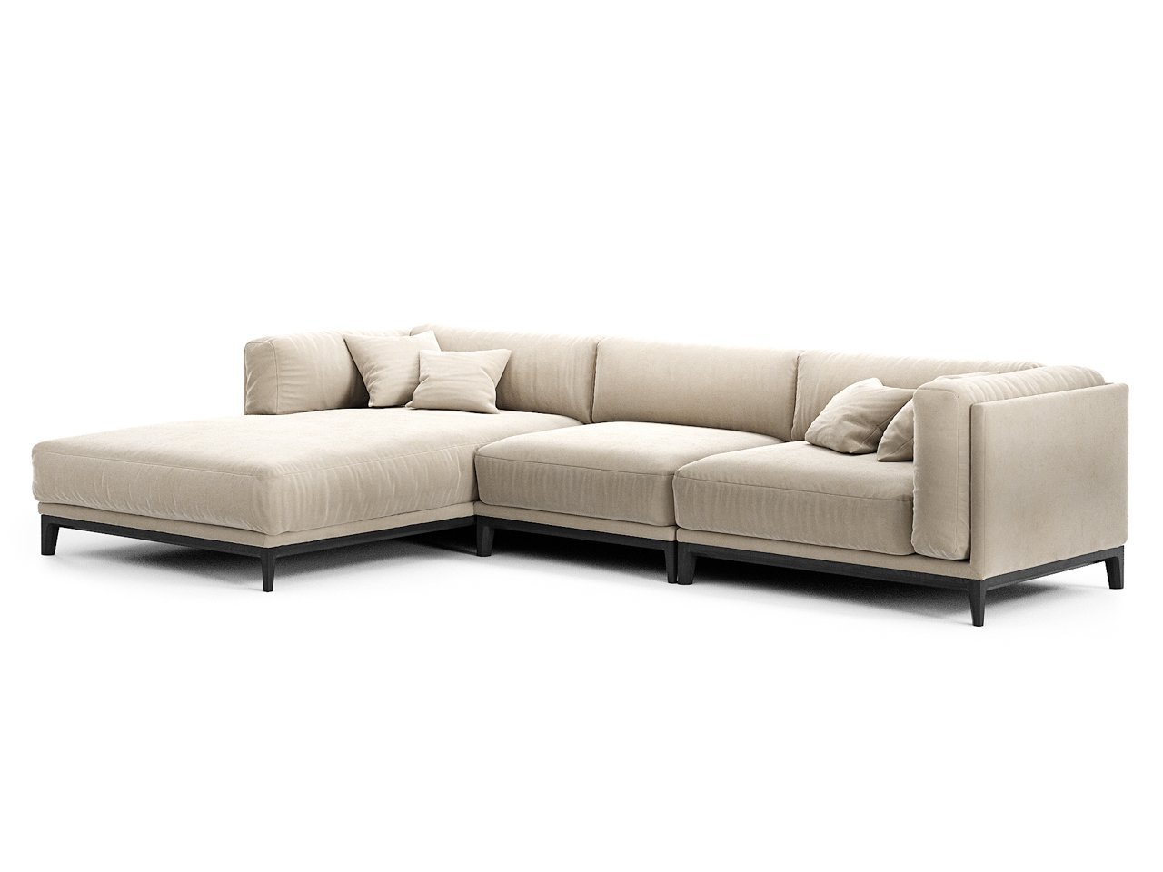 Диван Case угловой серый THE IDEA ДИЗАЙНЕРСКИЕ 210538 Серый  - Вид №1