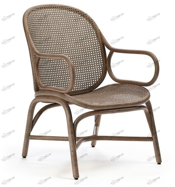 EXPORMIM Кресло из ротанга с подлокотниками Frames T051 r