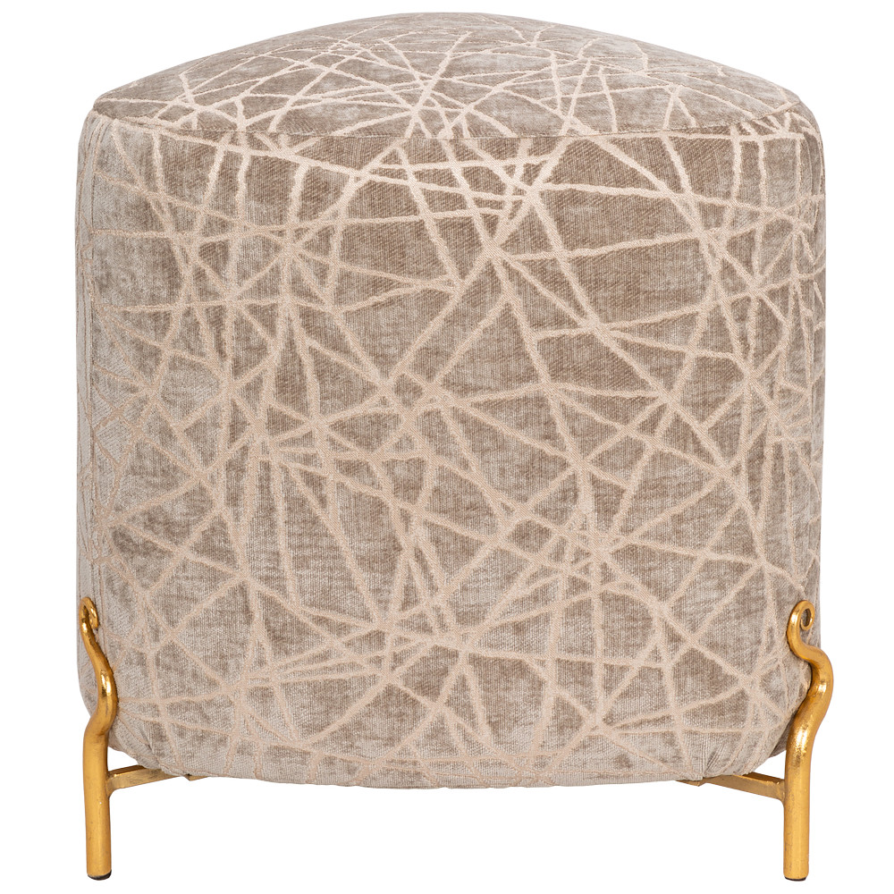 14033 Банкетка Авиньон Латте Золото BOGACHO 4627196596238 - Вид №1