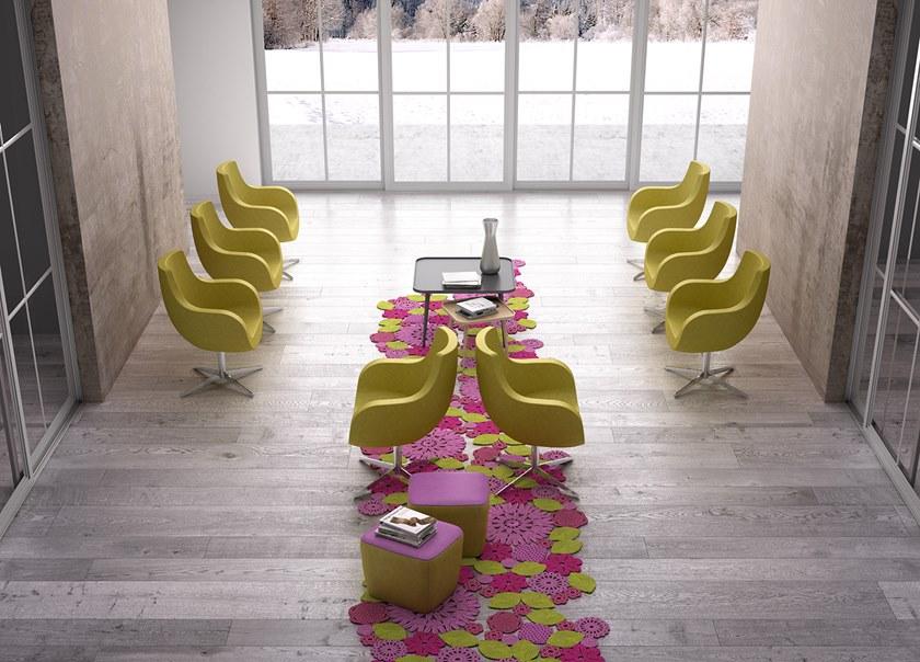 Leyform Кожаное кресло с 4 спицами и подлокотниками  516104  - Вид №4