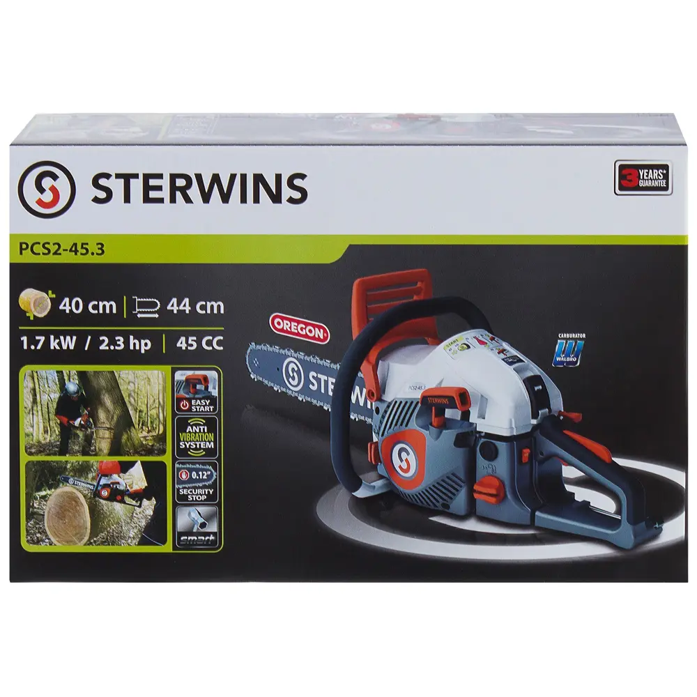 Пила бензиновая цепная Sterwins 45.02 СС шина 45 см STLM-2042908 - Вид №5