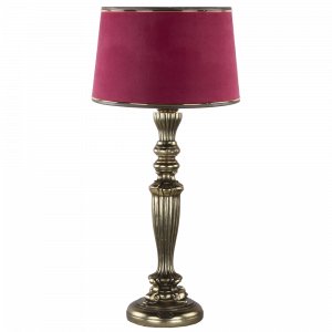 32116,34057 Настольная лампа Богемия Бронза Тюссо Амарант BOGACHO
