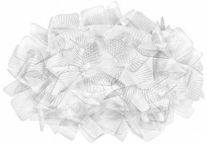 Slamp Настенный светильник / потолочный светильник из cristalflex® Clizia