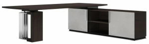 Capital Collection Угловой стол из дерева с ящиками Tycoon