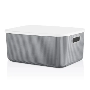 Корзинка для хранения Shell 13.4 л 26.1x37.4x16.4 см цвет серый 89385371 STLM-2015011