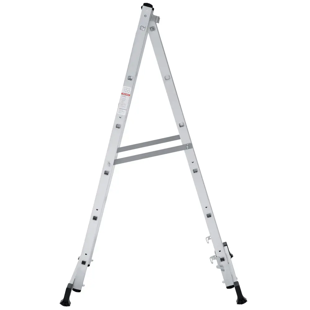 Лестница-трансформер подмости 2-секционные Kroft до 2.66 м 6 ступеней STLM-2017245 - Вид №6