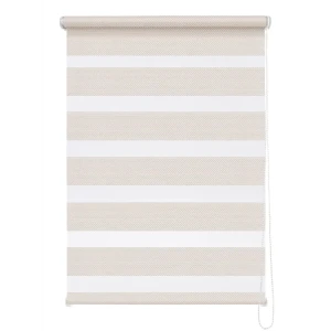 MIAMOZA Рулонная штора день-ночь Liza бежевая 120x160 см 89224842