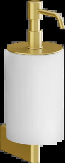 Держатель дозатора мыла 66413 716 Gessi Origini PVD С ЗОЛОТОЙ ЩЕТКОЙ