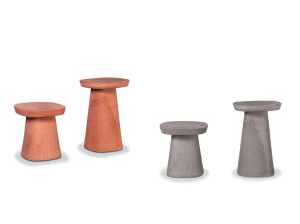 Терракотовый садовый столик