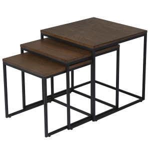 43383020 Набор столиков , rivoli, 3 шт., 50/45/40 см (куб) Unique Furniture